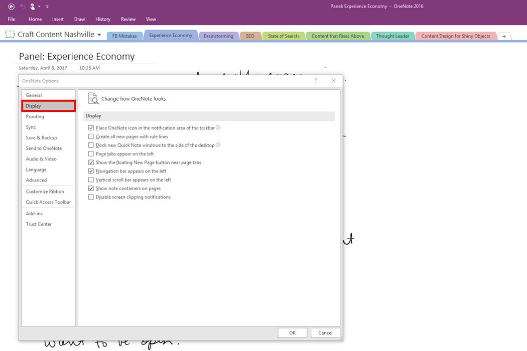 tips for onenote mac